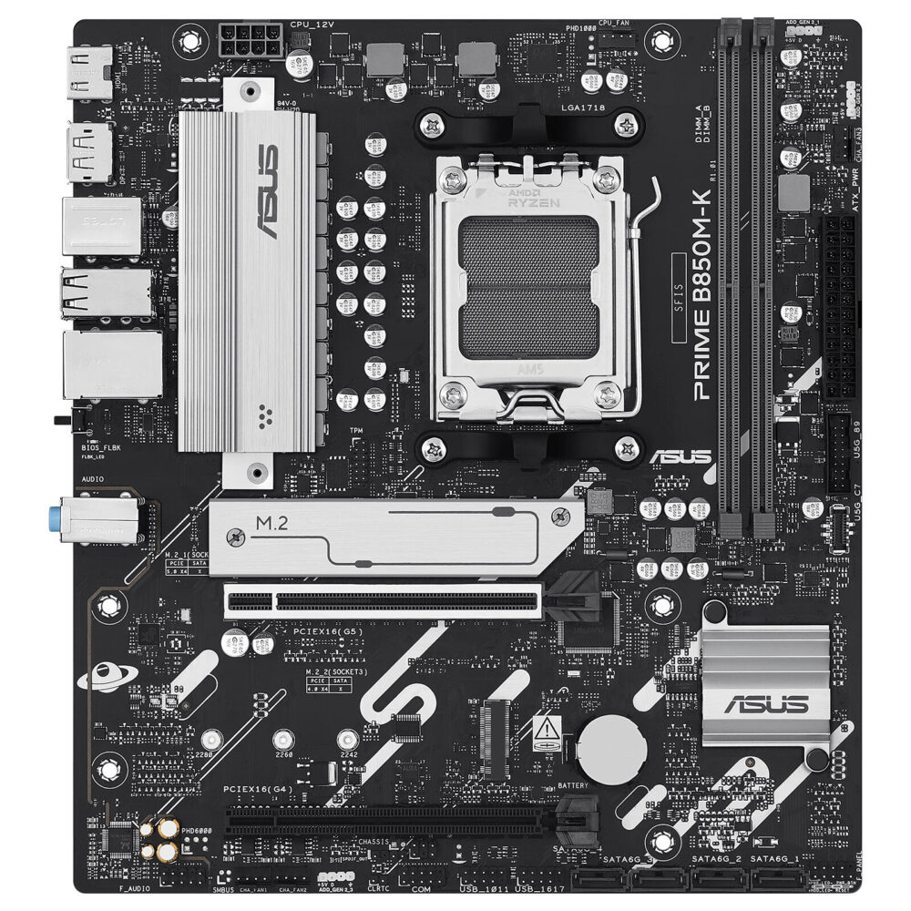 MOTHERBD ASUS AM5 PRIME B850M-K DDR5 BOX - Imagen 3
