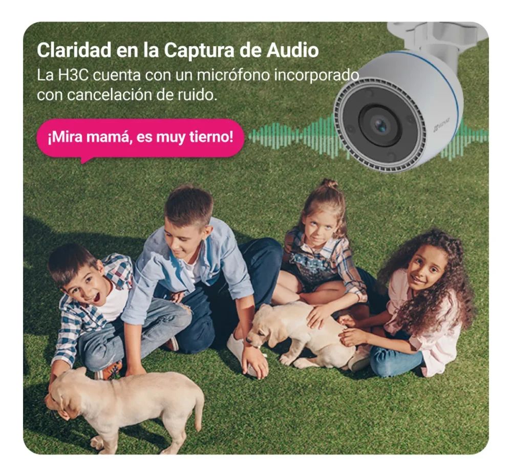 CAMARA IP 2MP EZVIZ H3C COLOR 2.8MM EXTERIOR - Imagen 6