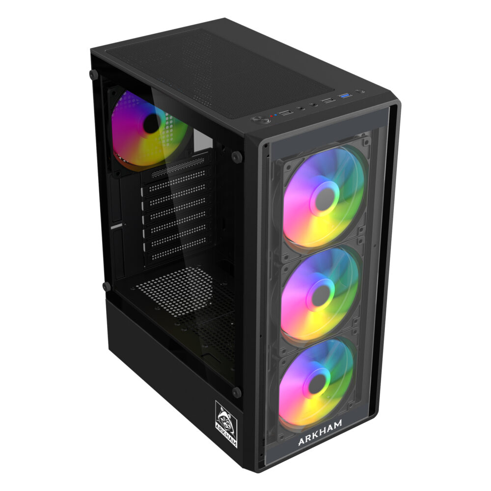 GABINETE ARKHAM CANCRI ECO 4*FAN ARGB ATX - Imagen 2