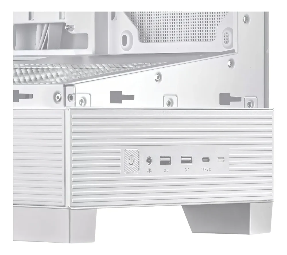 GABINETE ASUS A31 PLUS TG ARGB WHITE V TEMPLADO - Imagen 3