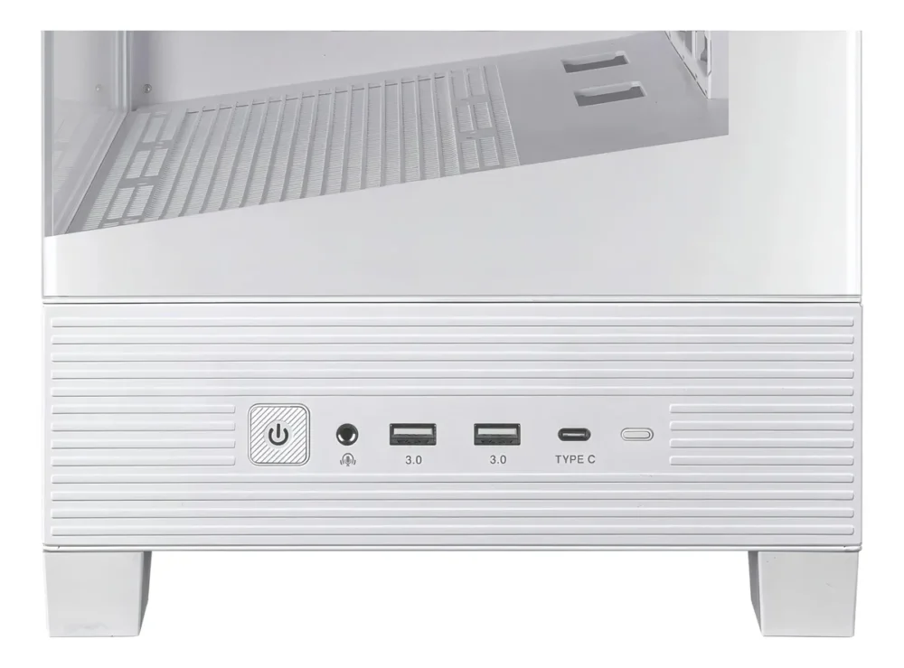 GABINETE ASUS A31 PLUS TG ARGB WHITE V TEMPLADO - Imagen 4