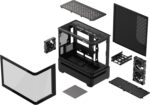 GABINETE ASUS PRIME AP202 TG ARGB BLACK V TEMPLADO - Imagen 10