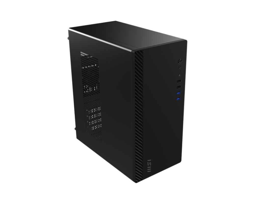 GABINETE MSI PRO SHIELD M100P BLACK SIN FUENTE - Imagen 2