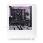 GABINETE THERMALTAKE S200 TG ARGB WHITE 4*FAN - Imagen 3