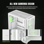 GABINETE GAMEMAX LEADER 2 WH BLANCO 4*FAN E-ATX - Imagen 4