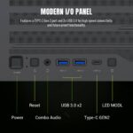 GABINETE GAMEMAX LEADER 2 BK 4*FAN E-ATX - Imagen 3