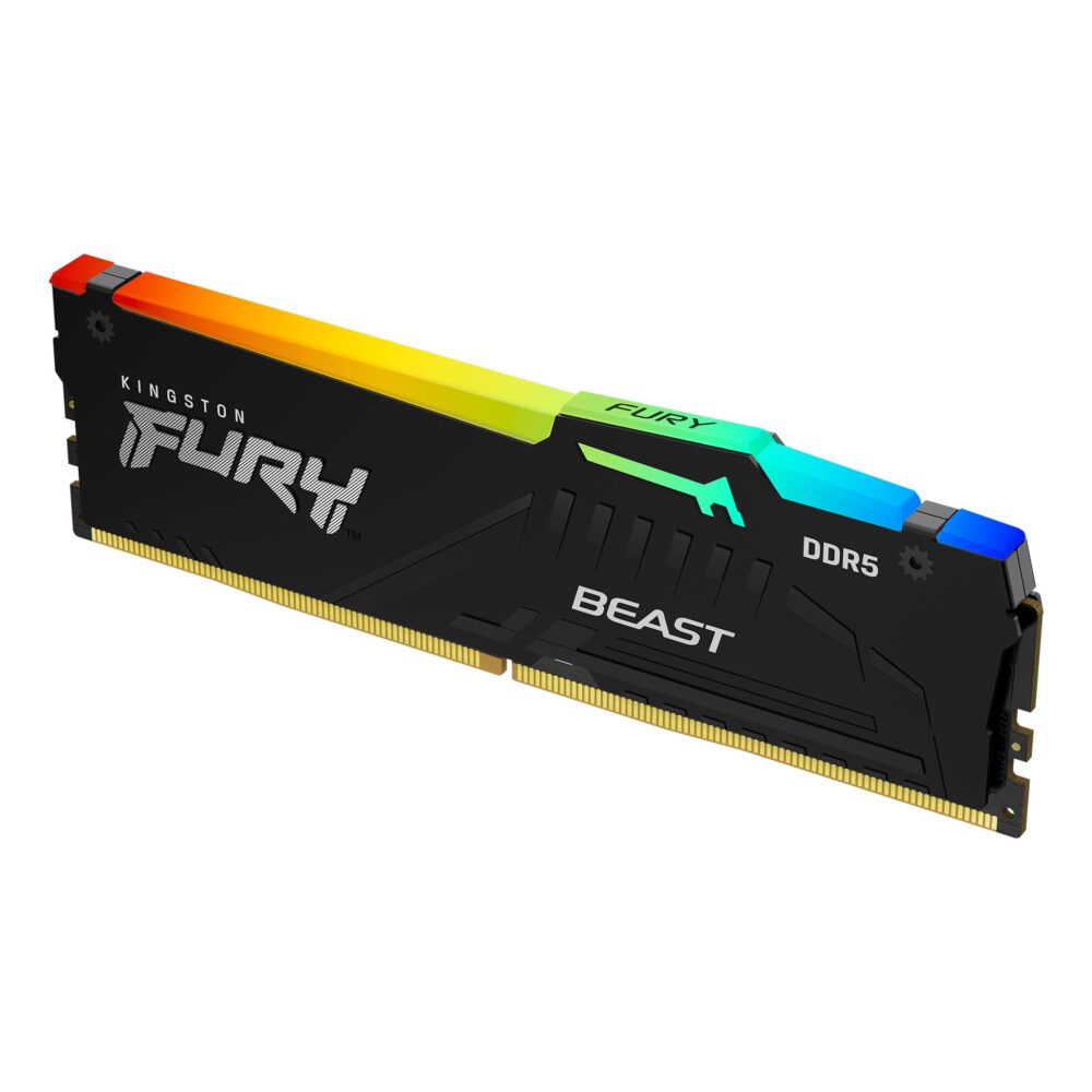 MEMORIA DDR5 16GB KINGSTON 5600MHZ FURY BEAST BLACK RGB - Imagen 2