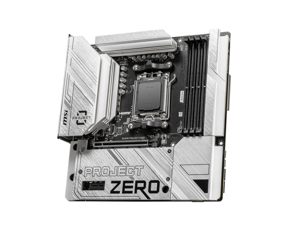 MOTHERBD MSI AM5 B650M PROJECT ZERO DDR5 BOX M-ATX - Imagen 4