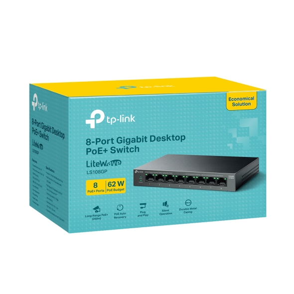 Switch PoE+ Gigabit Omada 4g Switch PoE+ Gigabit Omada