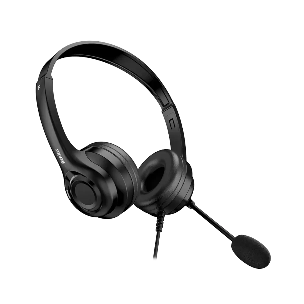 AURICULARES + MICROFONO GENIUS HS-235U AI USB BLACK - Imagen 4
