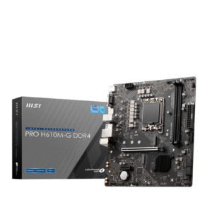 MOTHERBOARD MSI S1700 PRO H610M-G DDR5 BOX M-ATX