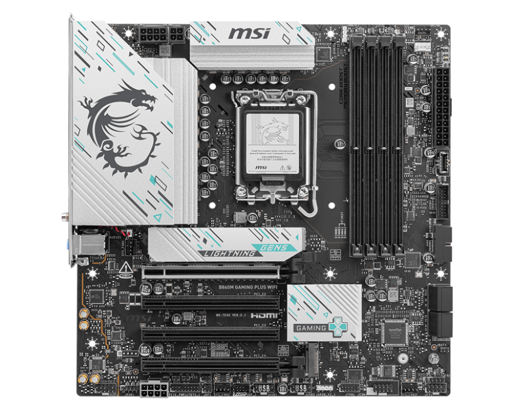 Placa Madre MSI B860M GAMING PLUS WIFI DDR5 - Imagen 4