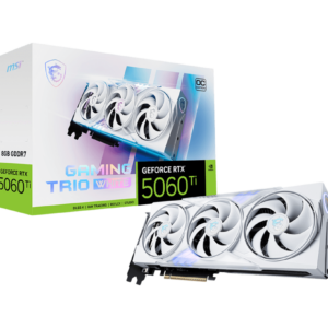 PLACA DE VIDEO 8GB RTX 5060 TI MSI GAMING TRIO OC WHITE