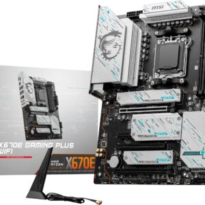 PLACA MADRES MSI AM5 X670E GAMING PLUS WIFI DDR5 BOX