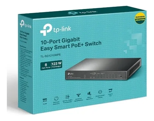 D_NQ_NP_2X_710927-MLU70948491508_082023-F SWITCH TP-LINK 9P TL-SF1009P POE+ - Imagen 1