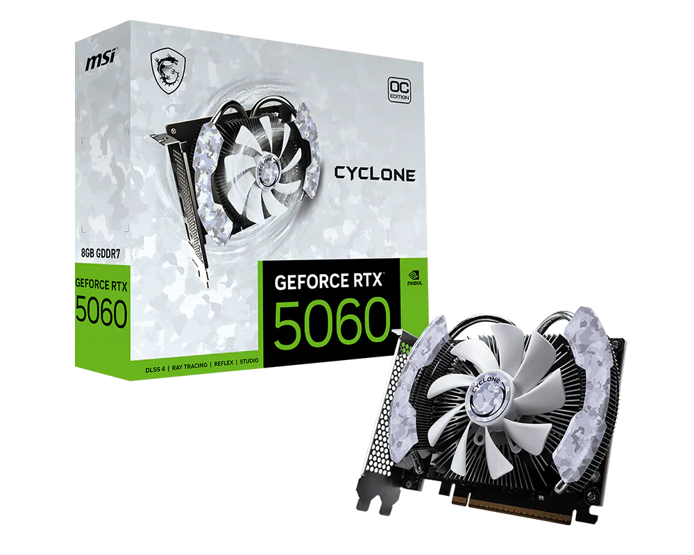 MSI RTX 5060 Cyclone OC MSI RTX 5060 Cyclone OC