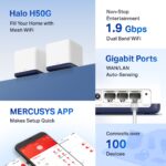SISTEMA MESH MERCUSYS HALO H50G(2-PACK) AC1900 - Imagen 4
