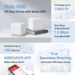 SISTEMA MESH MERCUSYS HALO H30(2-PACK) AC1200 - Imagen 4