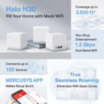 SISTEMA MESH MERCUSYS HALO H30(3-PACK) AC1200 - Imagen 4