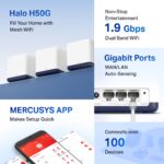 SISTEMA MESH MERCUSYS HALO H50G(3-PACK) AC1900 - Imagen 3