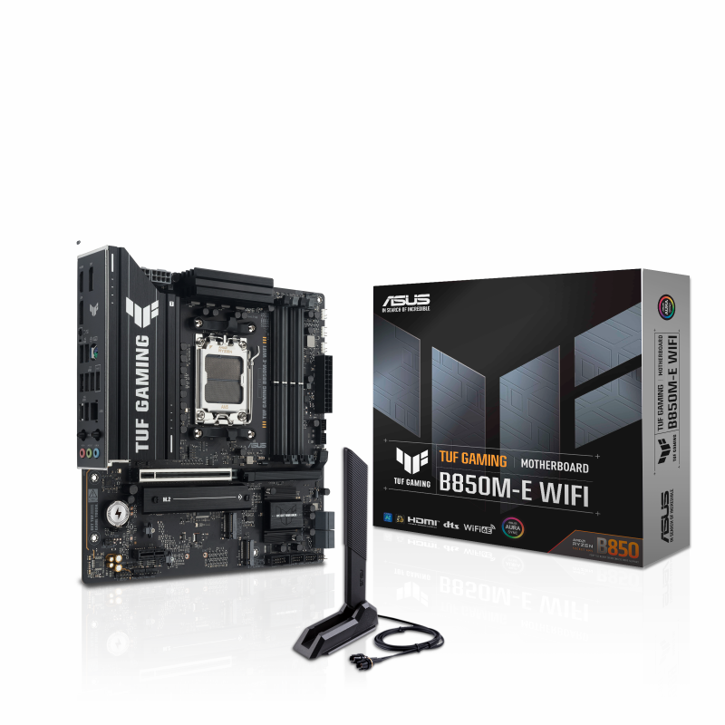 ASUS TUF Gaming B850M-E WiFi DDR5 AM5 Micro-ATX ASUS TUF Gaming B850M-E WiFi DDR5 AM5 Micro-ATX