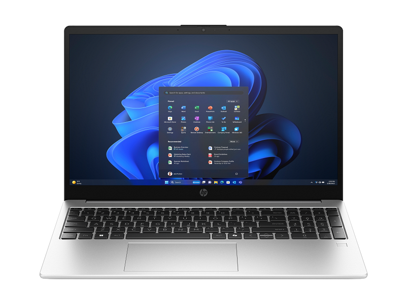 HP_255R_15.6_inch_G10_Notebook_PC_DF_FFPlusPlus_TurboSilver_nonODD_FPR_NT_nonIRcam_Catalog_Win_11_WhiteBG_Front_M2826783 (1) NOTEBOOK HP 15.6 255 R7-7735U 16GB SSD512GB FULL HD - Imagen 1