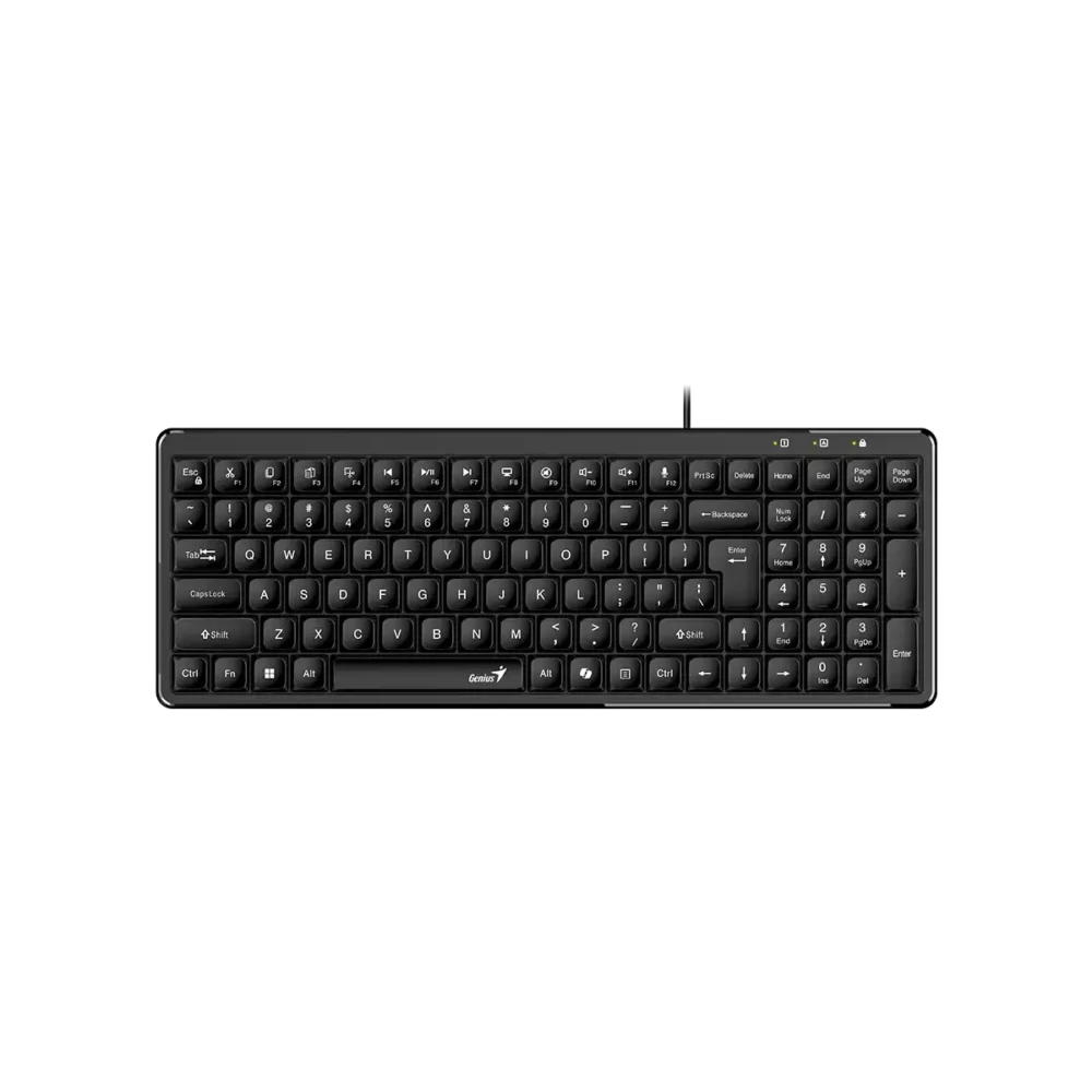 TECLADO GENIUS LUXEMATE120 REDUCIDO USB BLACK - Imagen 2