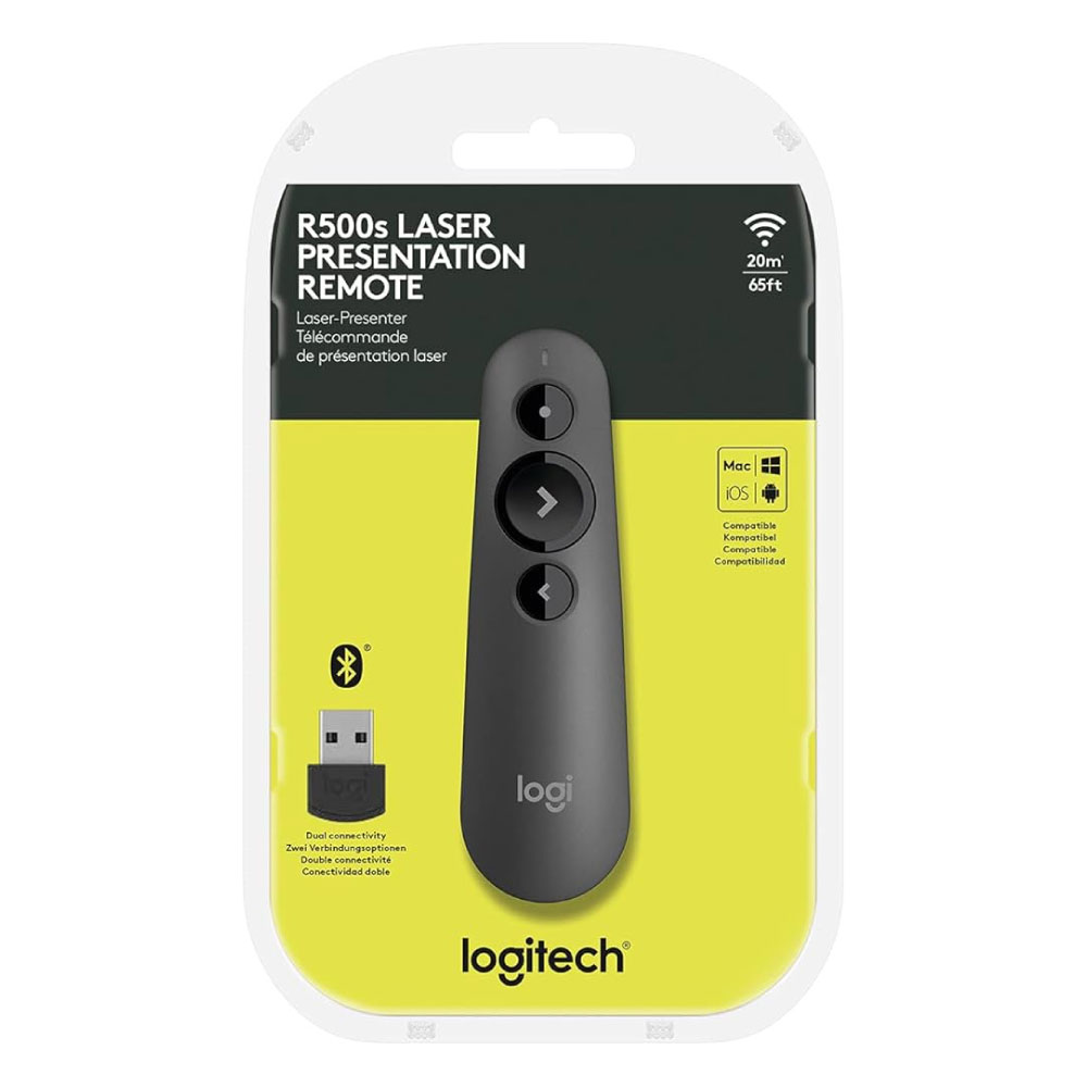 Logitech-R500s-Laser-Pointer-Presentation-Remote-910-006518-–-Precision-Control-for-Presentations-in-Kenya Presentador inalámbrico Logitech R500 laser - Imagen 1