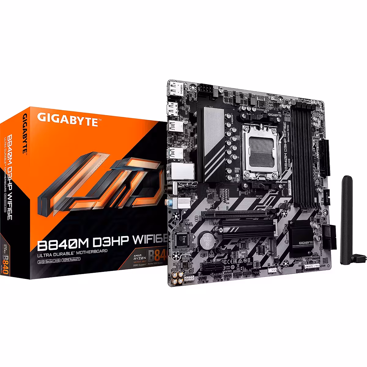 Motherboard Gigabyte B840M D3HP AM5 DDR5 Micro-ATX