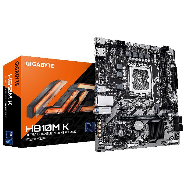 mother-gigabyte-h810m-k-ddr5-s1851-0 Motherboard Gigabyte H810M K Gen5 DDR5 M-ATX - Imagen 1