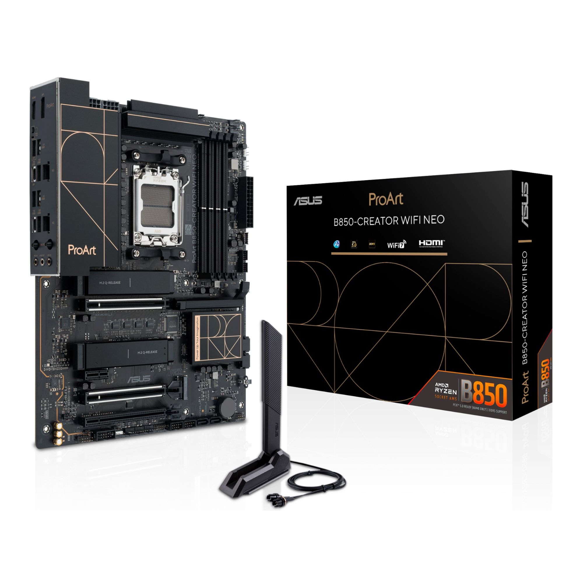 2db7532c0fa94282a5c08ee27ddfce21 Motherboard ASUS ProArt B850-Creator neo WiFi DDR5 - Imagen 1